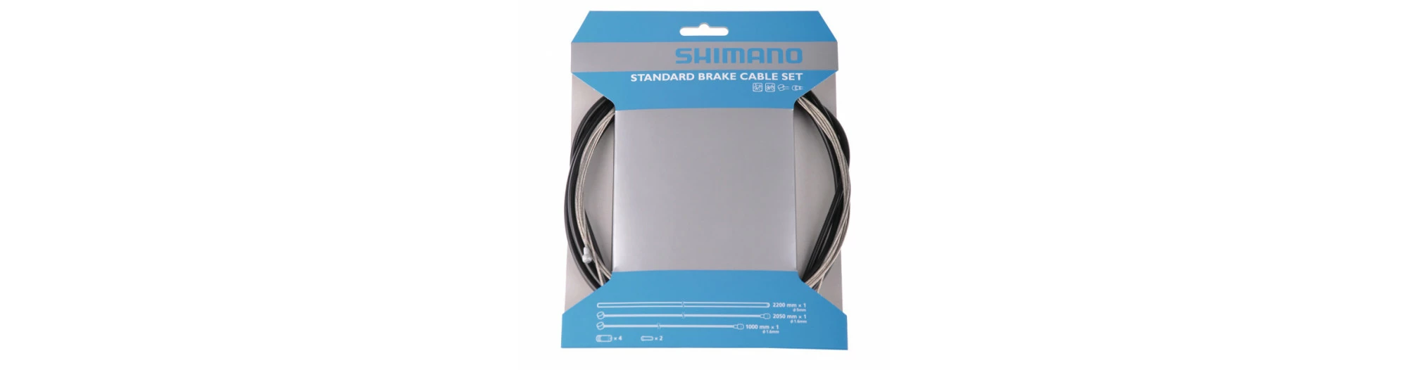 Shimano Kit Câbles Et Gaines De Freins Standard 3 Shimano Kit Câbles Et Gaines De Freins Standard