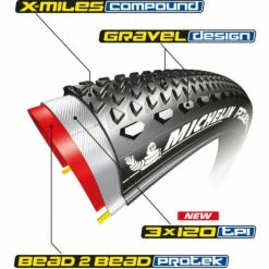 Michelin Pneu Power Gravel V2 Comp Line Tubeless -Vittoria Soldes pn power gravel v2 comp line tlr 21 1