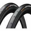 Continental Pneu Grand Prix Set Attack/Force 700x23/25C Pliable -Vittoria Soldes pnx2 attack force 700x23 25c ts tt 19